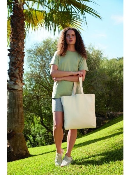 Shopper personalizzate in cotone canvas 39x42x14 cm
