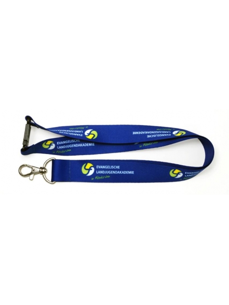 Lanyard personalizzati in poliestere 25 mm. con gancio sicurezza