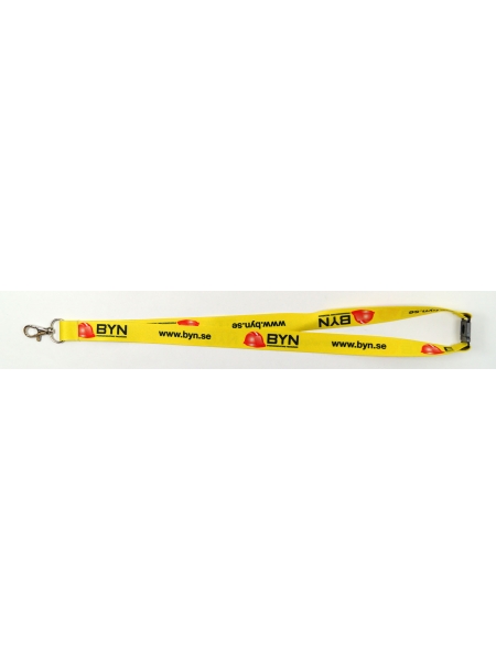 Lanyard personalizzati in poliestere 15 mm. con gancio sicurezza