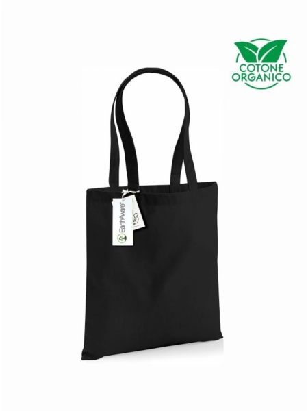 Shopper personalizzate in cotone organico 340 gr. 38x42 cm