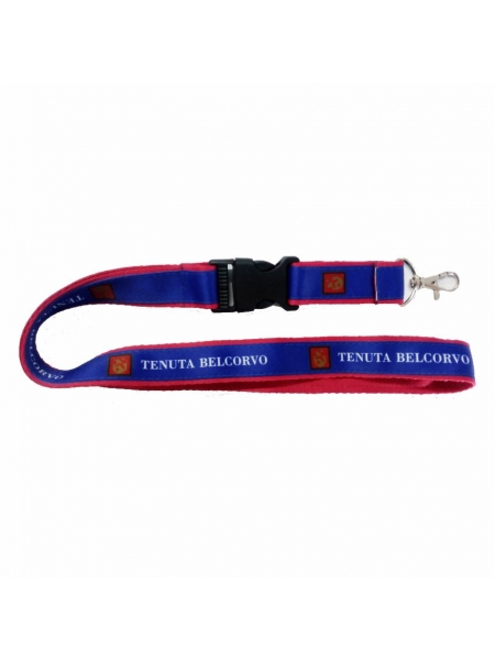 Lanyard personalizzati doppio strato 20 mm. con clip sganciabile