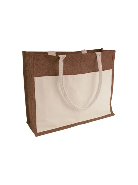 Shopper in juta e cotone personalizzata Stintino
