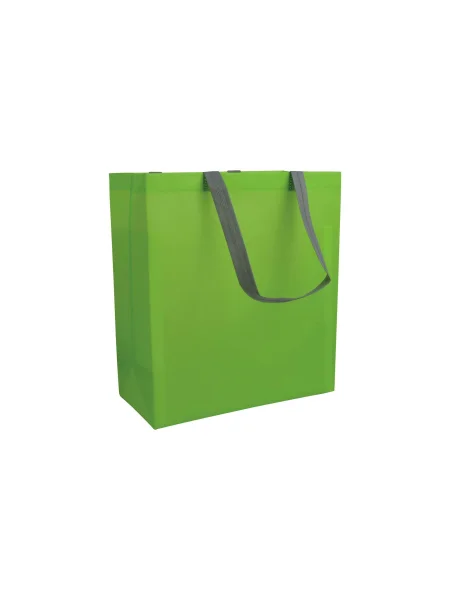 Shopper personalizzate in tnt laminato 100 gr/m² Braies cm 26x32x9