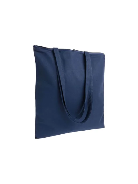 Shopper in cotone con zip personalizzata Monza 220