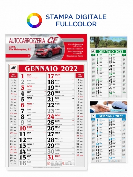 Preventivo Calendario Personalizzato 2022 2023