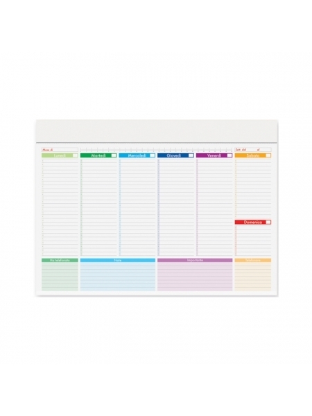 Mini Planning Multicolor cm 29,6x21,5