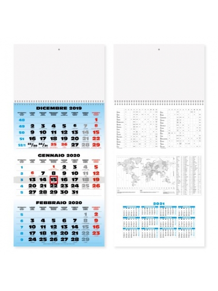 Calendari Trittici 1 spirale