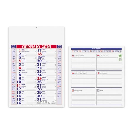 Calendari Olandesi personalizzati Medium 30 x 42,5 cm