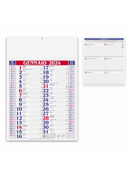 Calendario personalizzato moderno pronta consegna da 100 pz