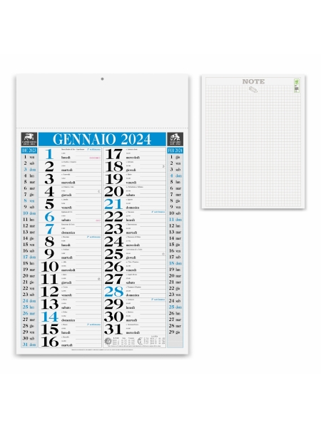 Calendari Olandesi personalizzati Classic 29 x 47 cm