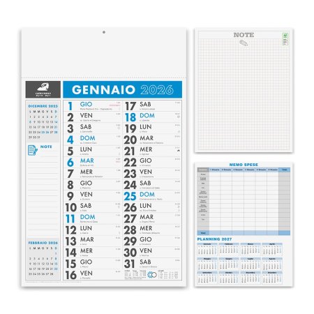 Calendari Olandesi personalizzati Notes 30 x 47 cm