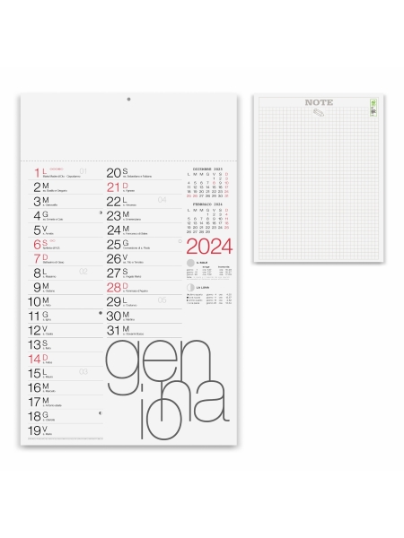 Calendari Olandesi personalizzati Moderno 29 x 47 cm