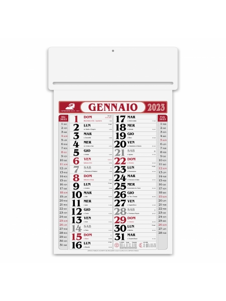 Calendari Passafoglio Mignon cm 27,5x43,7