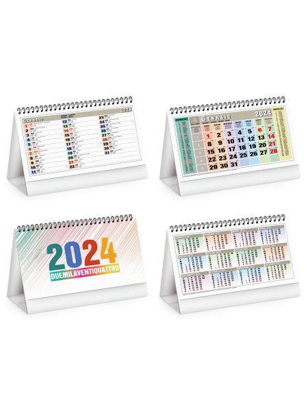 Calendari da tavolo personalizzati Square Table 19 x 14,5 cm