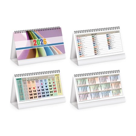 Calendari da tavolo personalizzati Square Table 19 x 14,5 cm