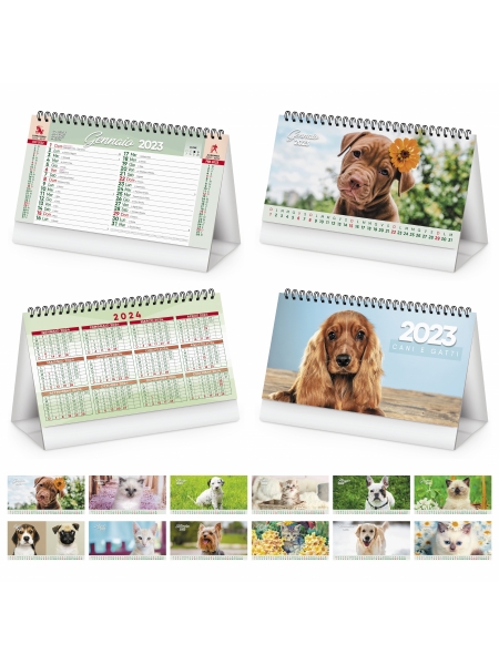 Calendari da tavolo Cani e Gatti