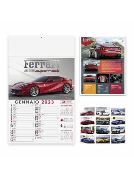 Calendari Auto Sportive cm 29x47