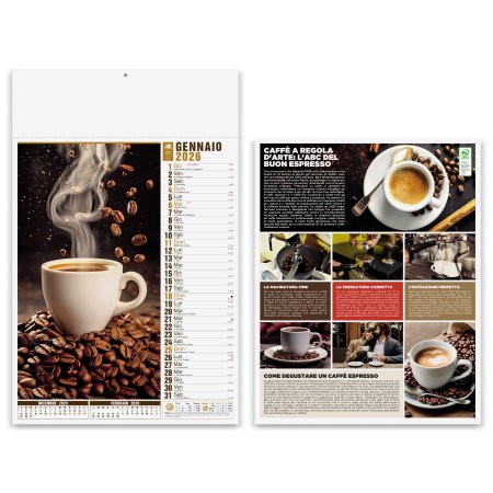 Calendari Olandesi illustrati personalizzati Coffee & Lounge Bar 30 x 47 cm