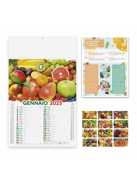 Calendari Frutta e Verdura cm 29x47