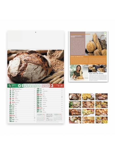 Calendari Pane e Pasta cm 29x47