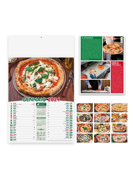 Calendari Olandesi personalizzati Pizza 29 x 47 cm
