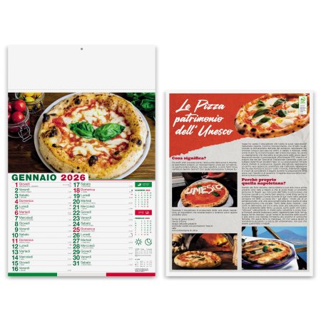 Calendari Olandesi personalizzati Pizza 30 x 47 cm