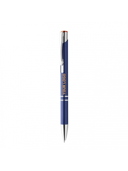 Penne personalizzate Laser Vivid in alluminio blu