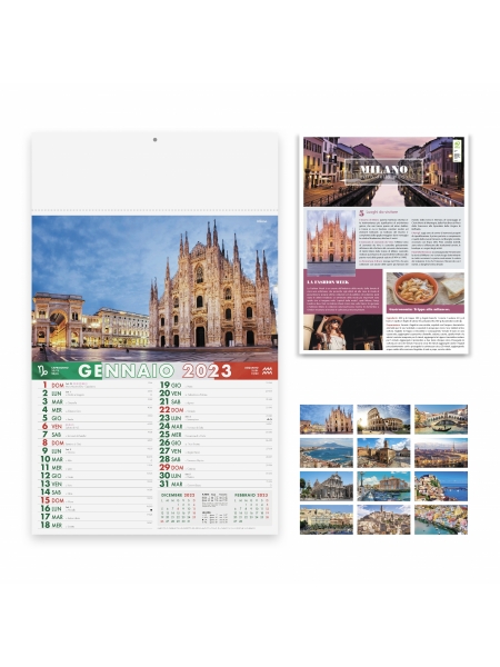 Calendari Città d'Italia cm 29x47