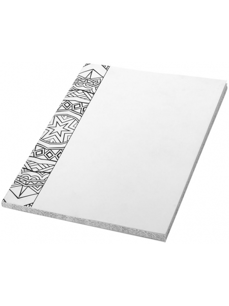 Block notes cm.14,8x21x0,5 con fogli bianchi e a righe