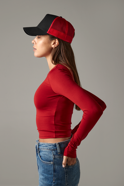 Cappellino trucker personalizzato Beechfield Snapback Trucker