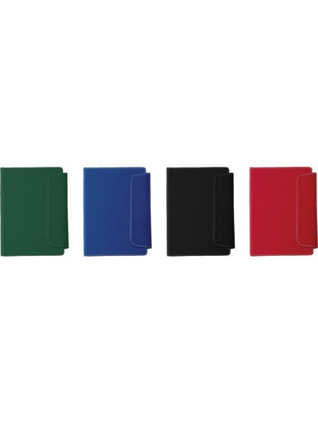 Taccuini cm.15x20x1,7 - 80 fogli a righe con penna a sfera