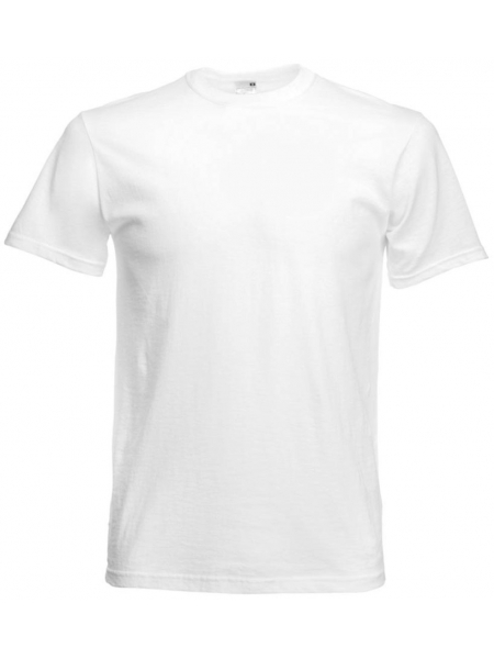 T-shirt adulto unisex girocollo bianche Fruit Of The Loom
