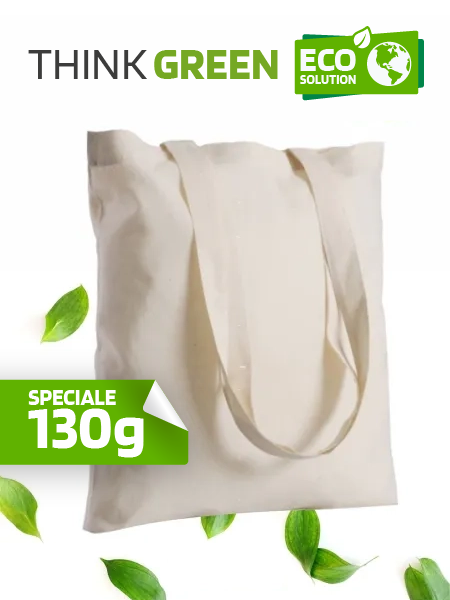 Shopper in cotone naturale 38X42 cm