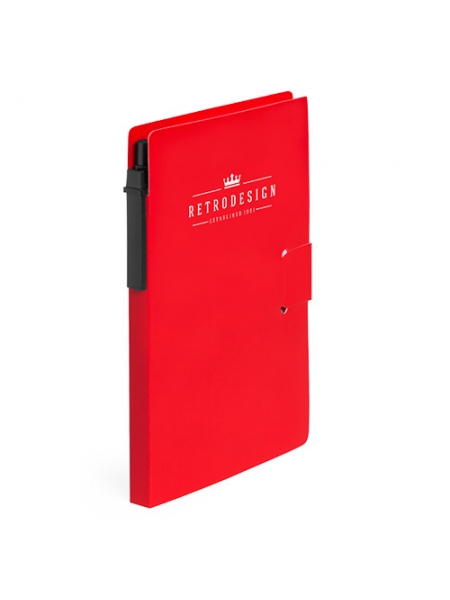 Block notes ecologico cm 10,3x15,5x1,1 in cartone riciclato colorato