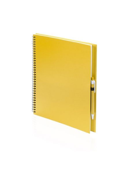 Quaderni ecologici a spirale cm 23,7x29x2 con cover soft-touch in cartone riciclato
