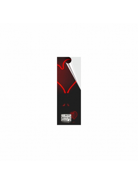 Adesivi per esterni in PVC formato cm 5,2x14,8 pellicola trasparente