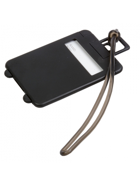 Targhetta porta indirizzo in ABS con laccio in PVC per valigia