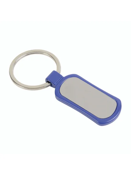 Portachiavi in alluminio satinato personalizzato Ambrose