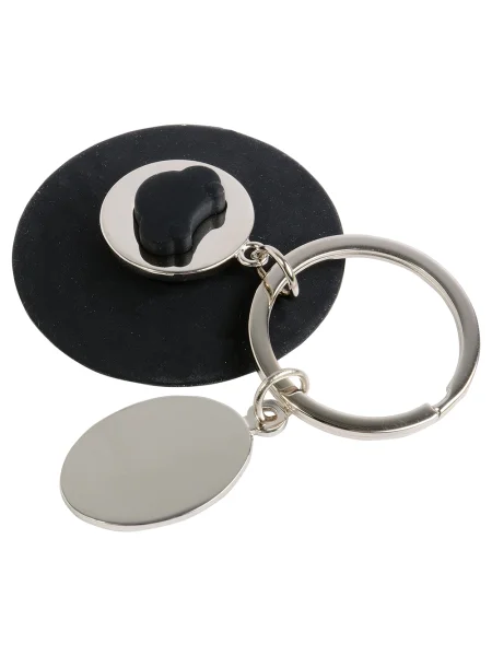 Portachiavi gettone carrello spesa con ventosa personalizzata Car