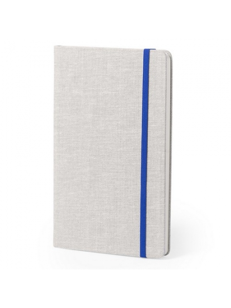 Block notes cm 13,5x21x2 con copertina rigida soft-touch ed elastico colorato
