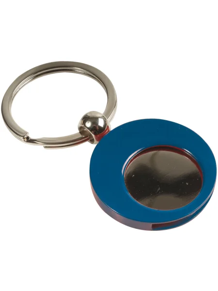 Portachiavi con gettone per carrello in metallo personalizzato Thrift Shop