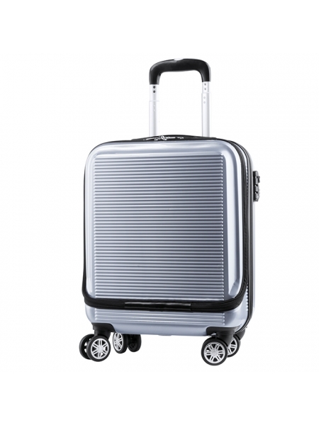 Trolley lavoro rigido personalizzabile cm. 40x51x21,5 con tasca per pc