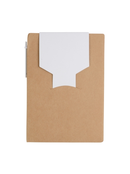 G09456 Quaderno ad anelli in carta riciclata con penna in cartone