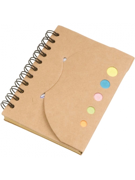 Set da scrivania con taccuino e foglietti adesivi personalizzato Albino
