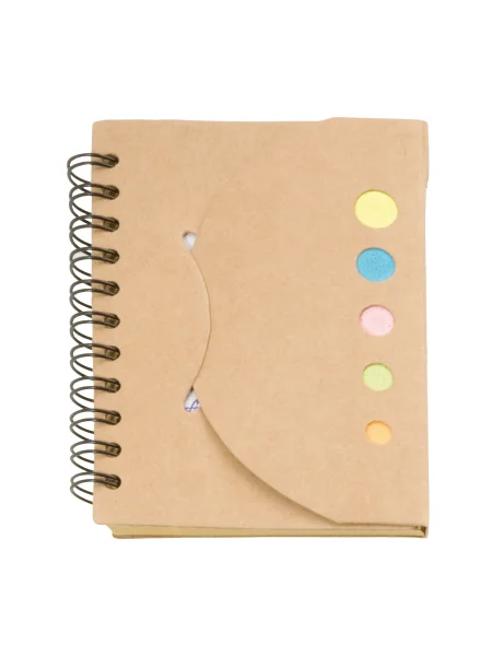 Set da scrivania con taccuino e foglietti adesivi personalizzato Albino