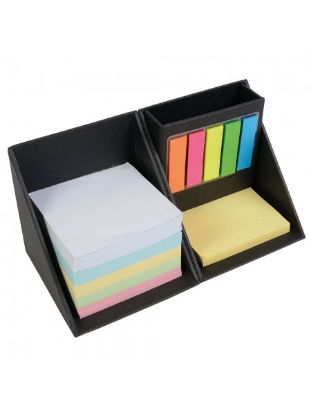 Porta post-it personalizzati colorati e portapenne a forma di cubo