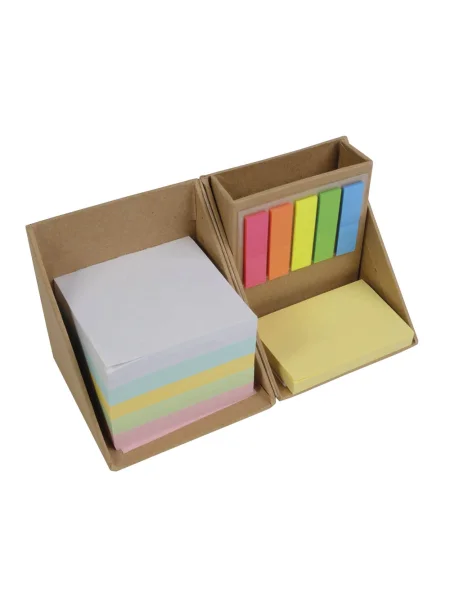 Porta post-it personalizzati colorati e portapenne a forma di cubo