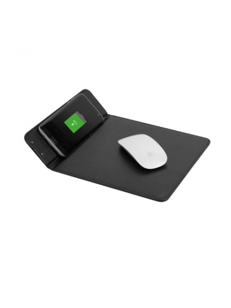 Tappetino mouse con base di ricarica wireless integrata