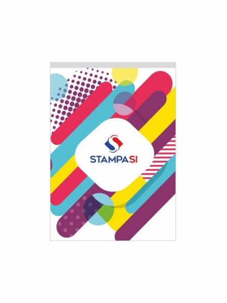 Blocco note personalizzato A5 (14,8 x 21 cm) - con copertina incollata - 50 fogli