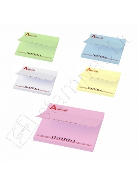 Foglietti adesivi Sticky-Mate cm 7,5x7,5 - 100 fogli carta colorata